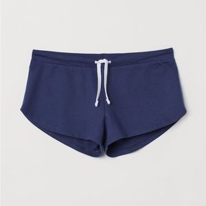 H&M Sweatshorts divided navy size small lounge shorts